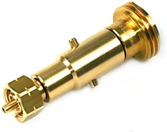 Drehmeister 2in1 Acme & Bajonett Tankadapter zum Befüllen von Gasflaschen mit KLF G.12 Gewinde (deut