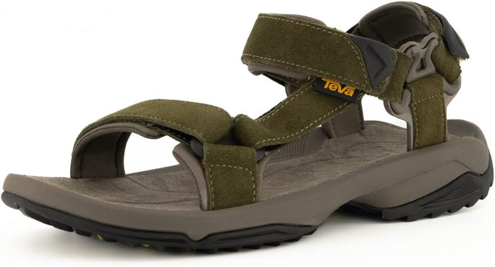 Teva Herren M Terra Fi Lite Suede Sportsandale 43 EU Dark Olive, 43 EU Dark Olive