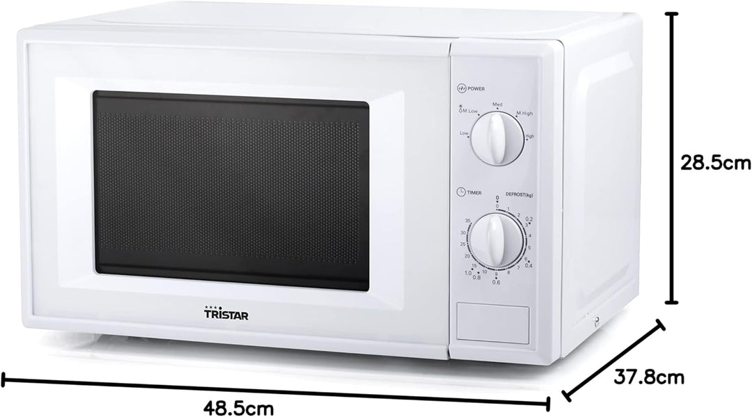 Tristar MW-2706 Mikrowelle, Plastic, weiss