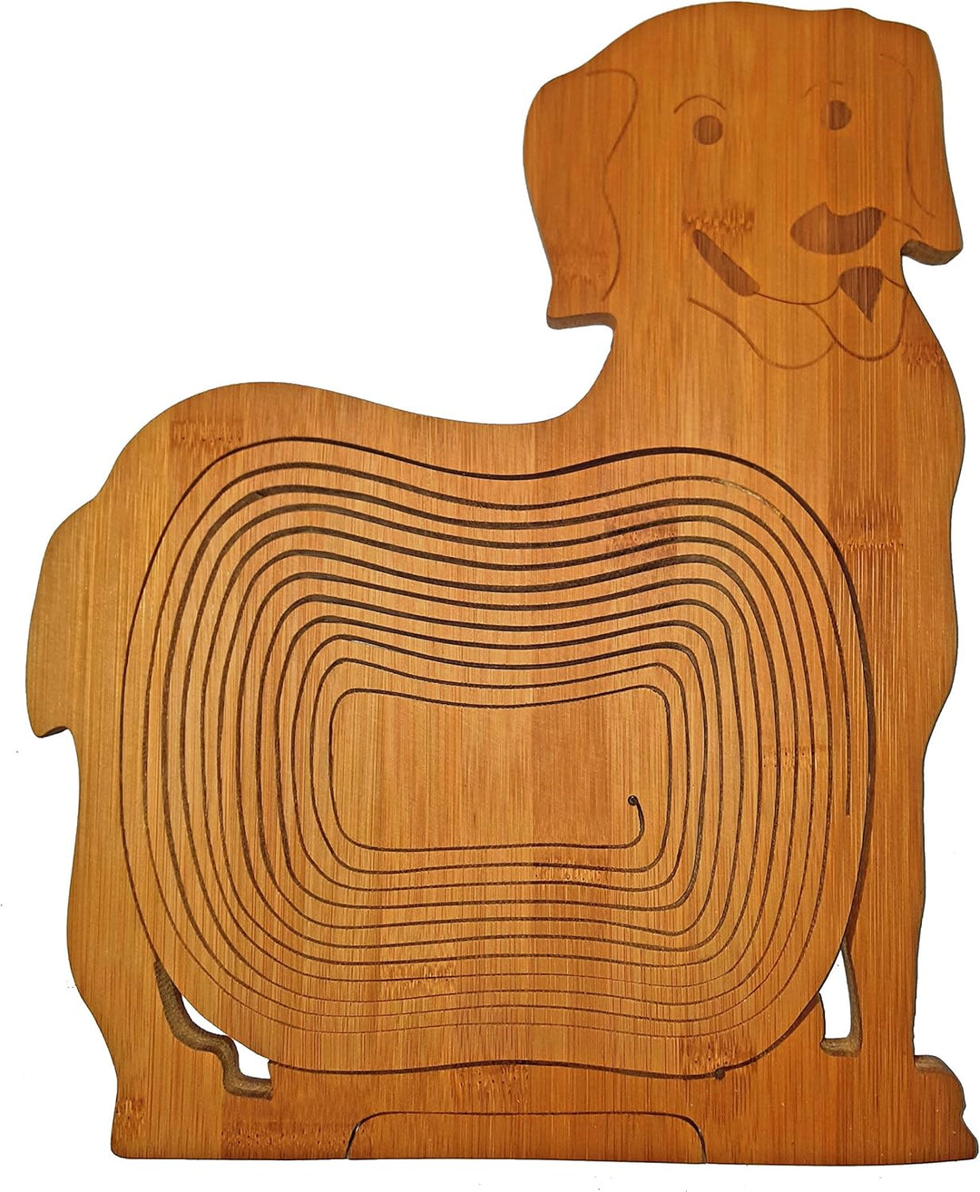CleanPrince Hunde Obstkorb Schale Faltkorb 30 x 30 cm Klappkorb Holzkorb Korb Schale Obstkorb Dekosc