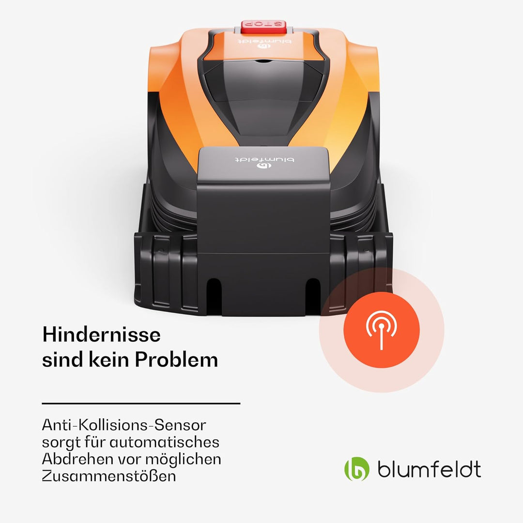 Blumfeldt Garten Rasenmäher-Roboter - Smarter Mähroboter mit unglaublicher 1400 m2 Mähkapazität,