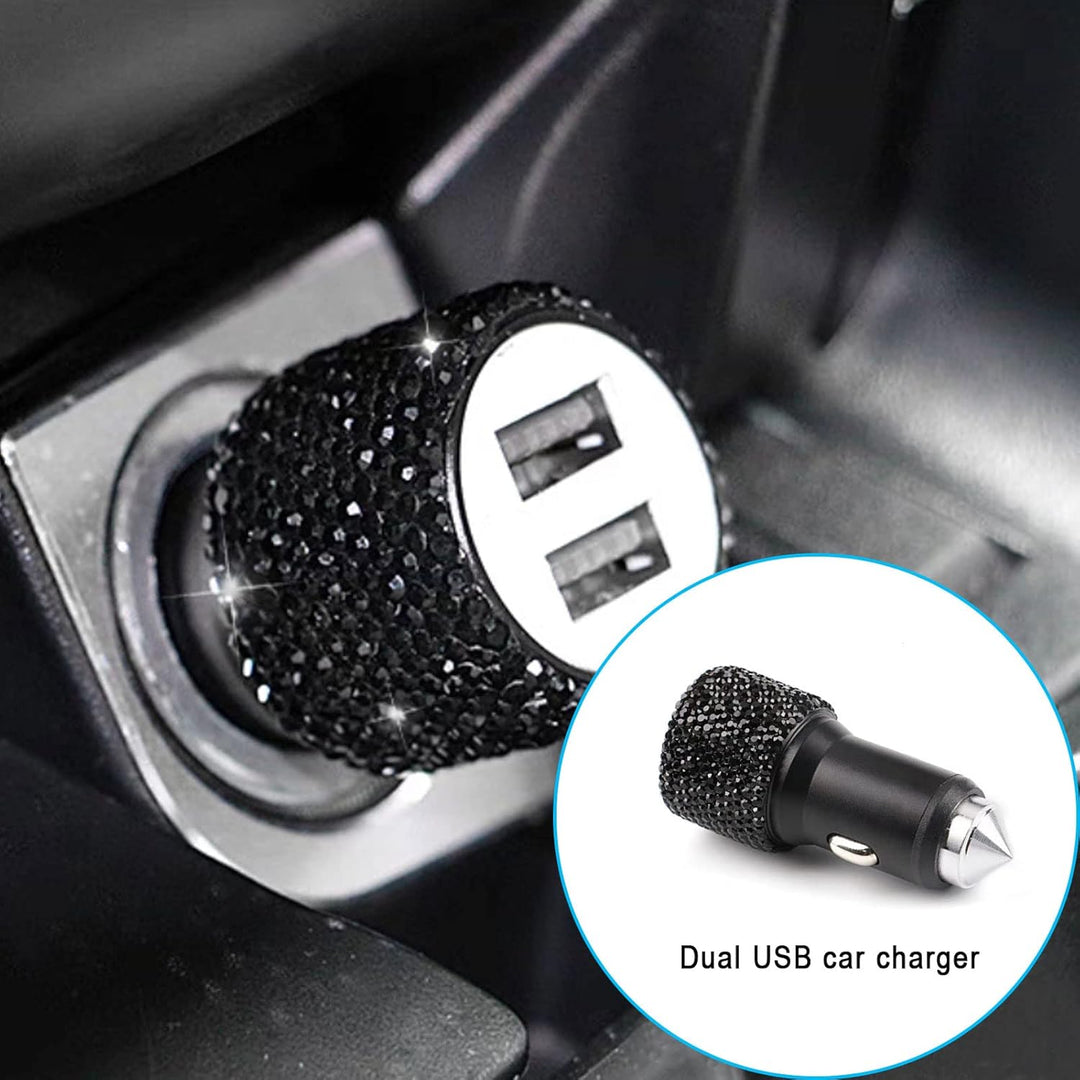 20 Stück Bling Auto Zubehör Innenraum Frauen Glitzer, Bling Autozubehör Bling Car Accessories Brille