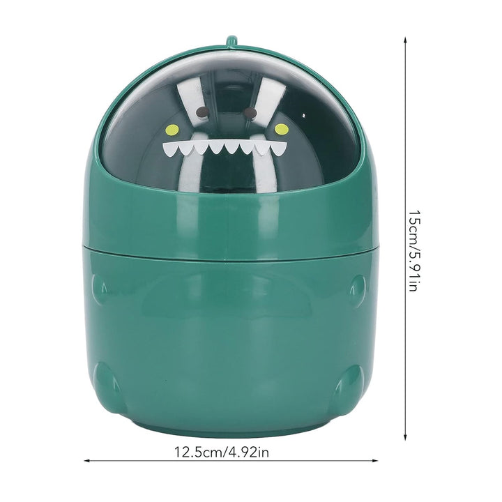 BORDSTRACT Mini-Mülleimer mit Schwingdeckel, Schreibtisch-Mülleimer, niedlicher Mini-Mini-Mülleimer