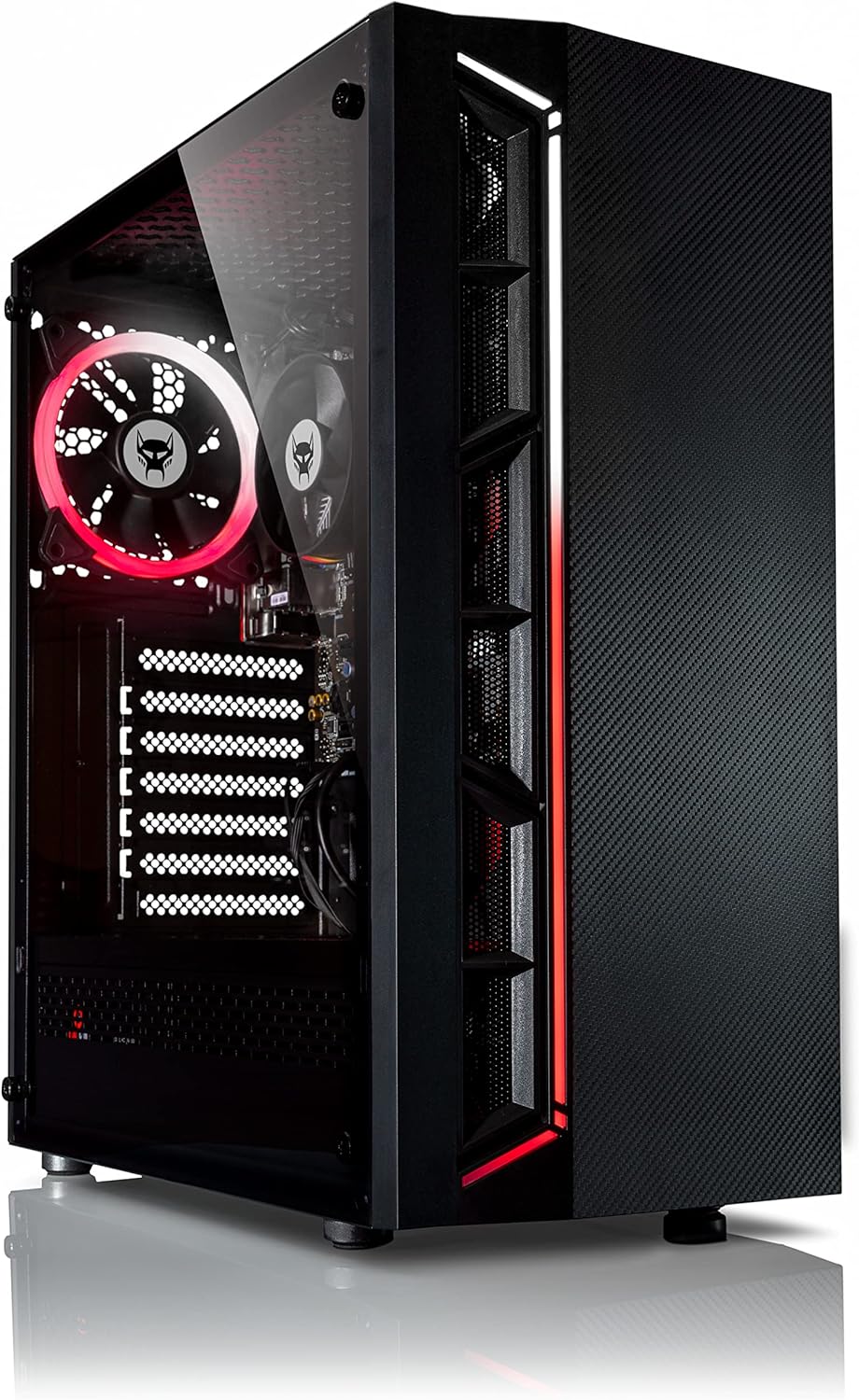 BEASTCOM Q3 Essential Gaming, Gaming-PC, AMD Quad Core 4X 3.80GHz, 8GB RAM, 256GB SSD, 4K Grafik Rad