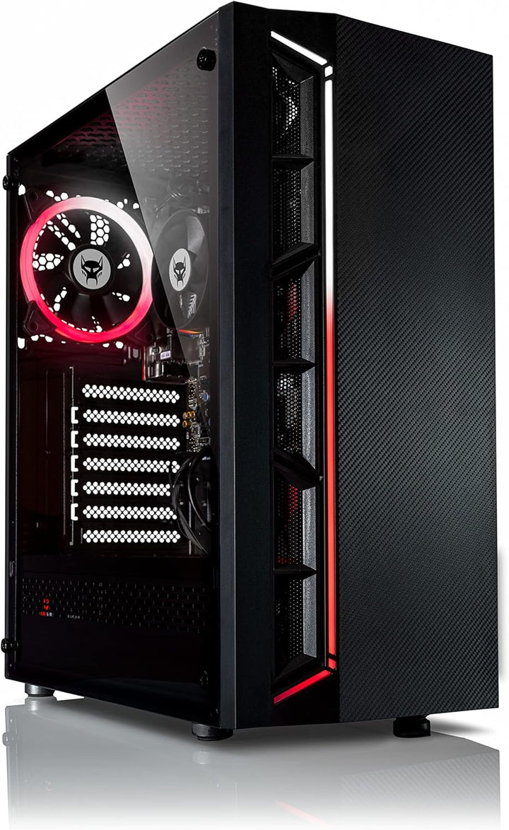 BEASTCOM Q3 Essential Gaming, Gaming-PC, AMD Quad Core 4X 3.80GHz, 8GB RAM, 256GB SSD, 4K Grafik Rad
