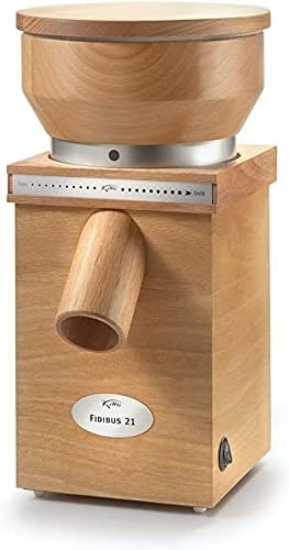 KoMo Fidibus 21 | Made in Austria | Edelkorund und Keramik Mahlstein | + 2,5kg bio Dinkel Fidibus 21