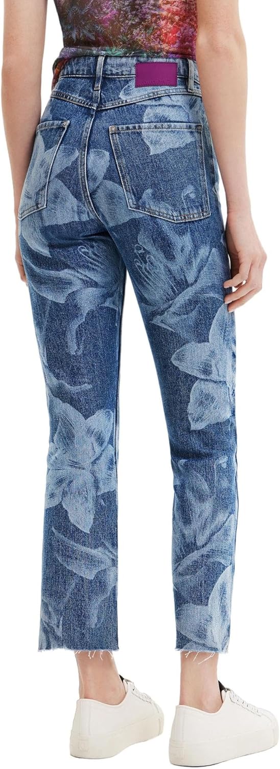 Desigual Damen Jeans 34 Blau, 34 Blau