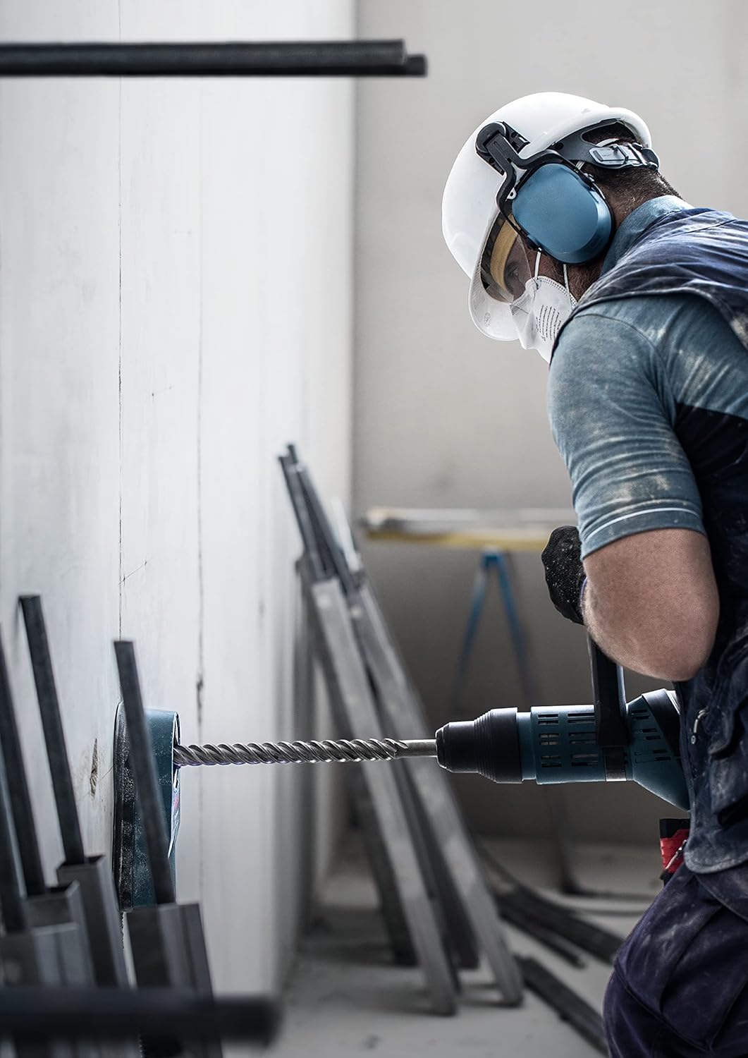 Bosch Professional 1x Expert SDS max-8X Hammerbohrer (für Stahlbeton, Ø 28,00x720 mm, Zubehör Bohrha