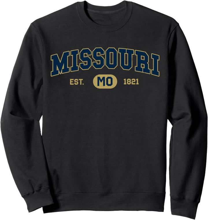 Missouri Classic Collegiate / Varsity Style Cozy Missouri Sweatshirt