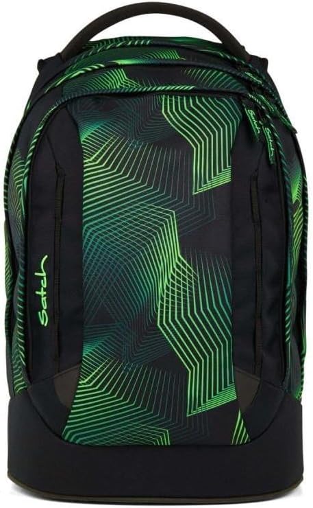Satch Pack Pencil Slider Light Edition Schulrucksack Set 3tlg. inkl. Sportbeutel (Seismic Green), Se