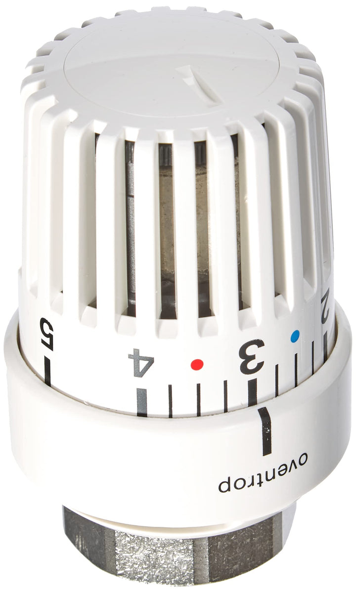Oventrop LI Thermostatkopf, Weiss, 32x1mm, mit Einstellung „0“ || Temperaturbereich 7-28' C Weiss 32