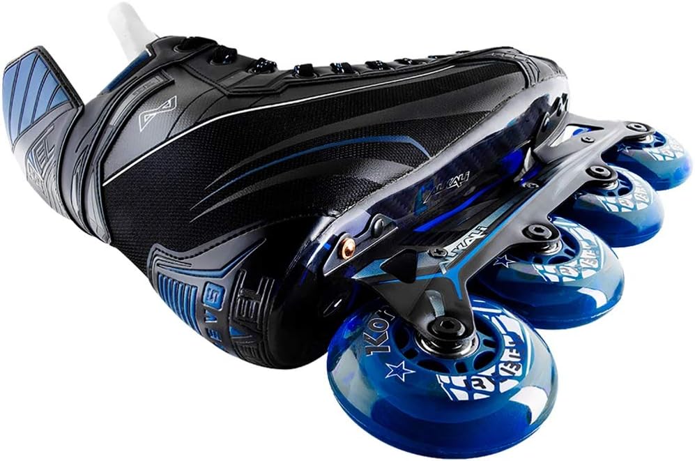 Alkali Revel 5 Inliner Herren Senior Inlineskates, Schwarz/Blau/9.0/D
