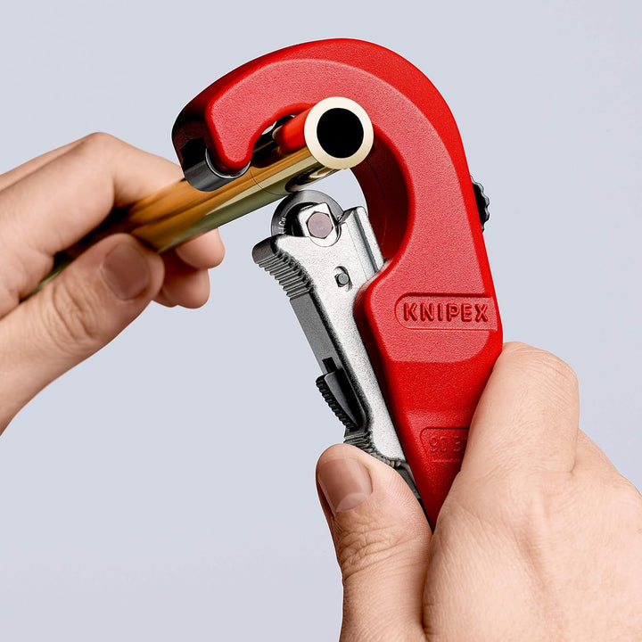 KNIPEX TubiX Rohrabschneider (180 mm) 90 31 02 BK (SB-Karte/Blister) &amp; Schneidrad INOX Cu für 90 31