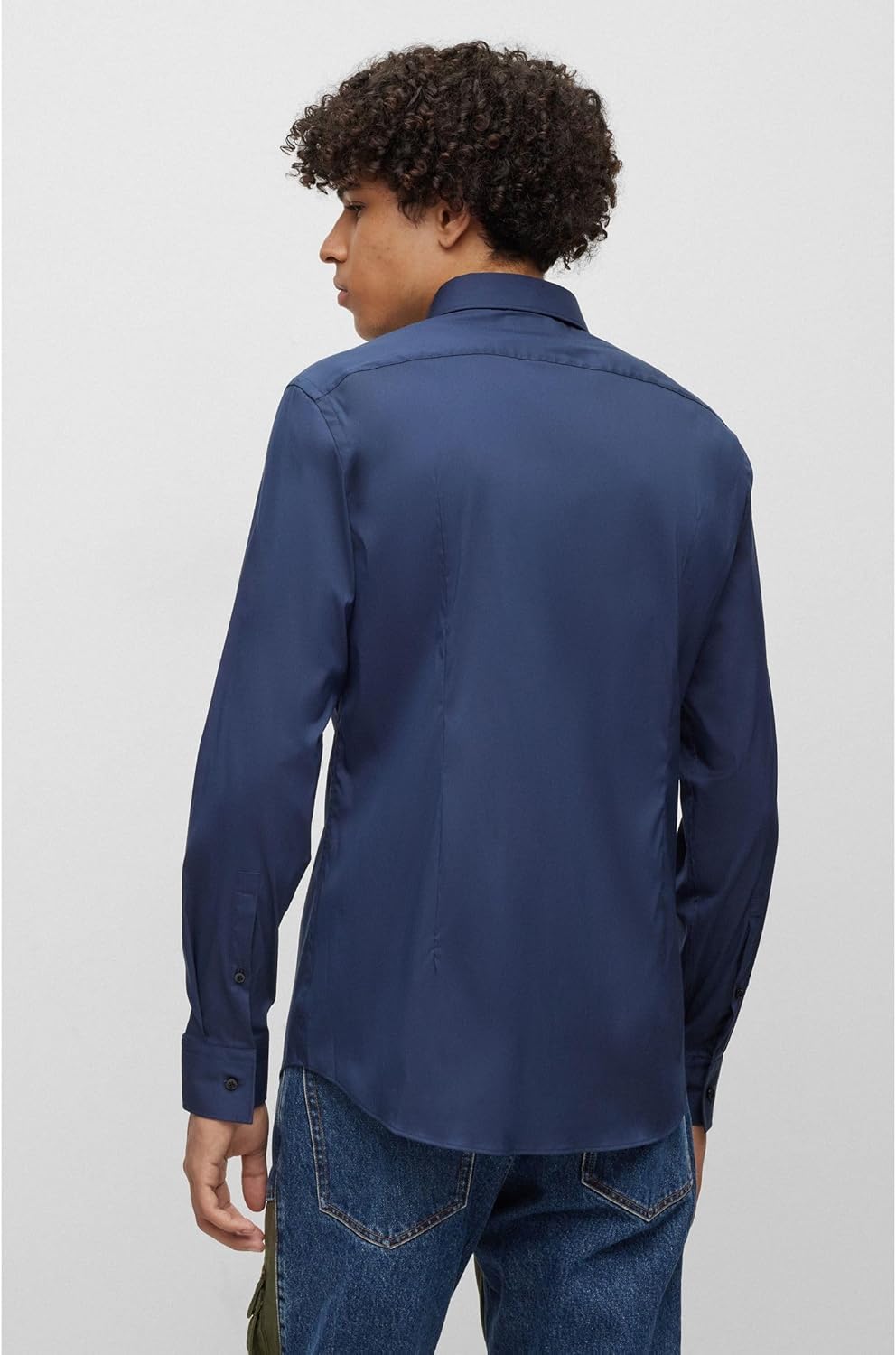 HUGO Herren Shirt 40 Navy413, 40 Navy413