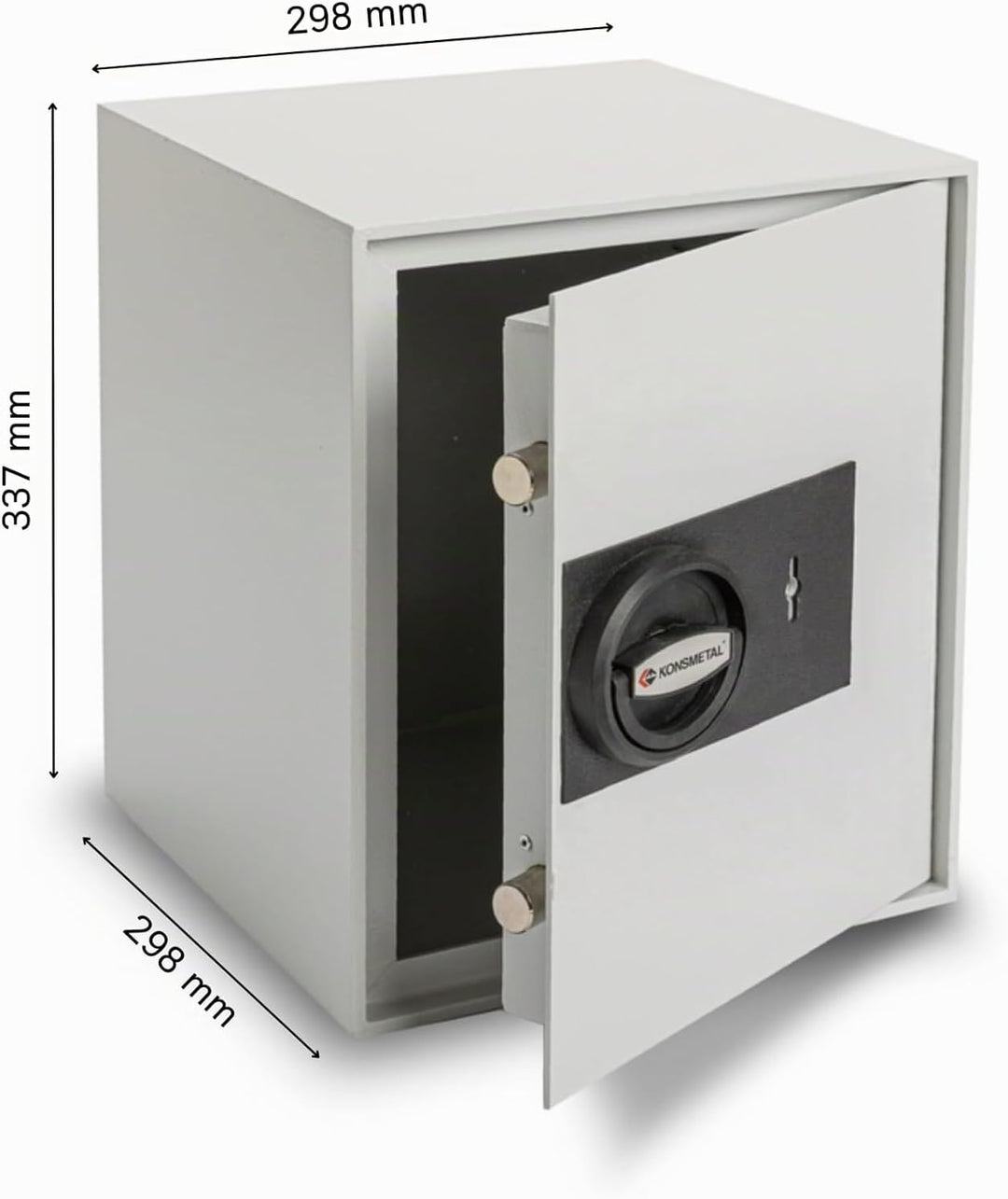 Konsmetall - Tresor für Zuhause Kolibri 2.0 34 S1, Safe Tresor mit Schlüssel Abschliessbar, Möbeltre