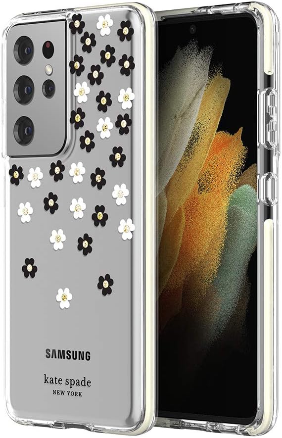 kate spade new york Defensive Hardshell Case Compatible with Samsung Galaxy S21 Ultra 5G - Scattered