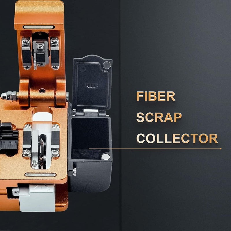 Signal fire Glasfaser-Spaltgerät, Fiber Cleaver mit 16 Schneidspitzen und 48000 Schlitzen