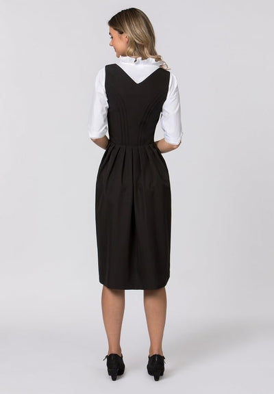 Stockerpoint Damen Adele Midi Dirndl ohne Schürze 34 Schwarz, 34 Schwarz