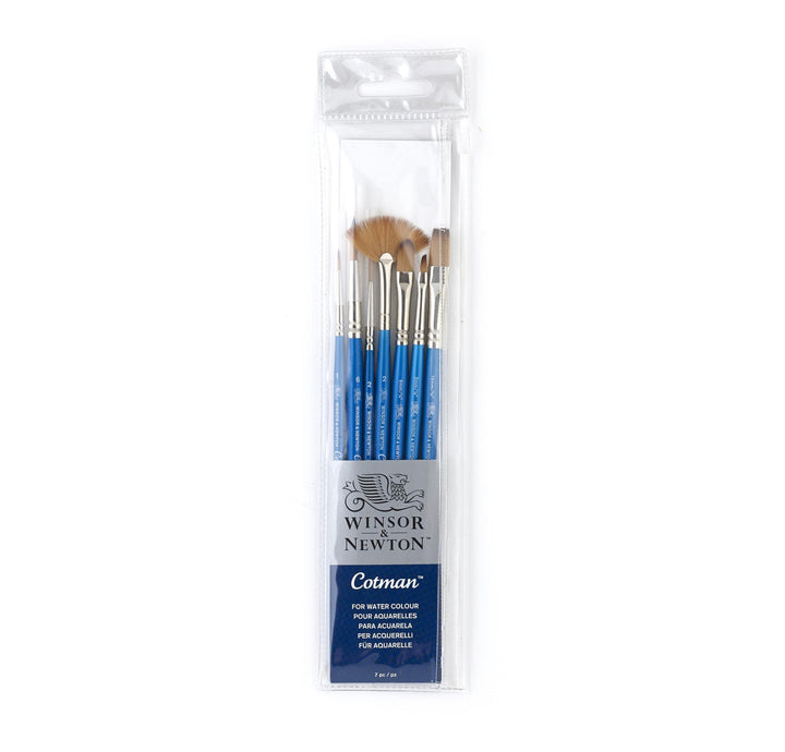 Winsor & Newton "Cotman Pinsel Kurzer Griff (7 Stück) Pack Of 7, Pack Of 7