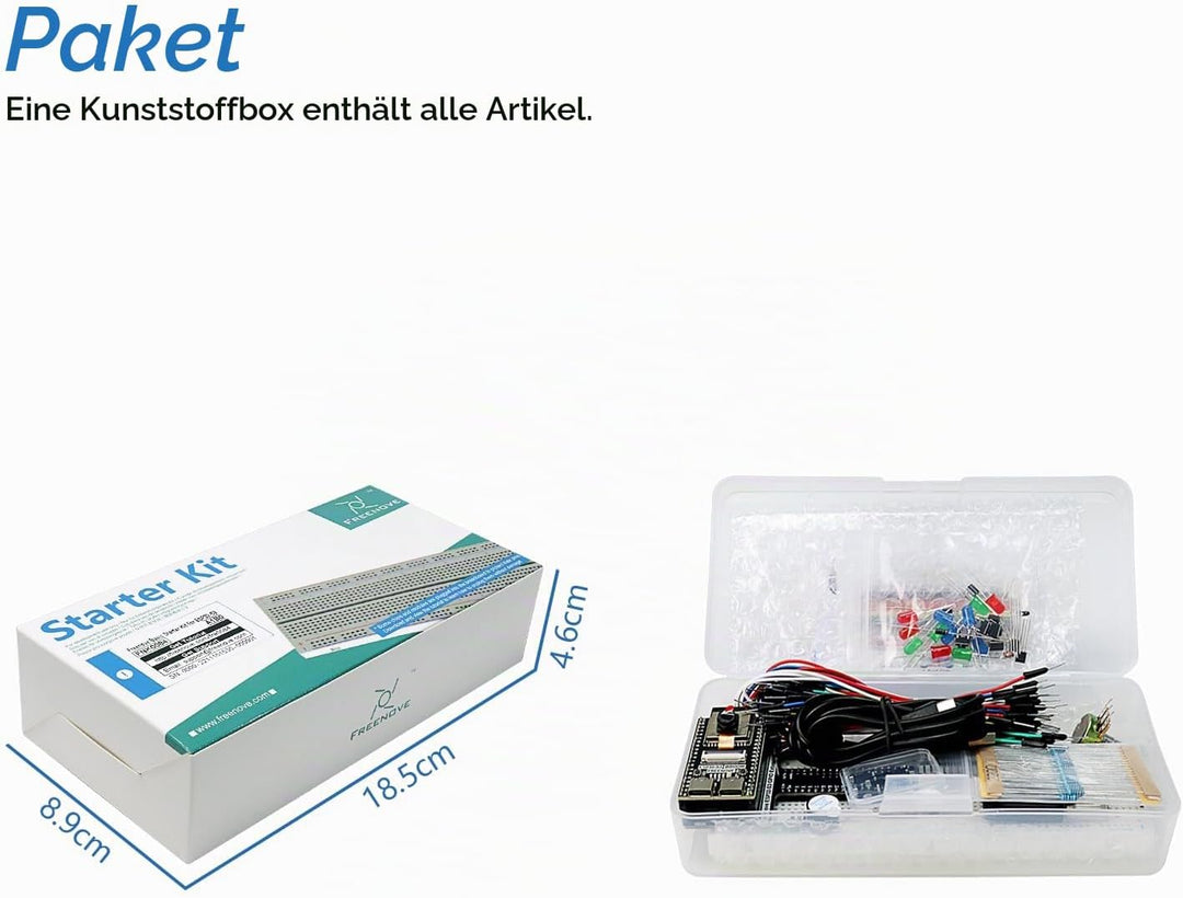 FREENOVE Basic Starter Kit for ESP32-S3-WROOM (Included) (Compatible with Arduino IDE), Onboard Came