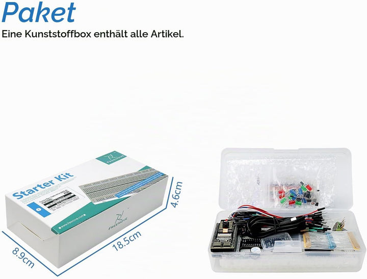 FREENOVE Basic Starter Kit for ESP32-S3-WROOM (Included) (Compatible with Arduino IDE), Onboard Came