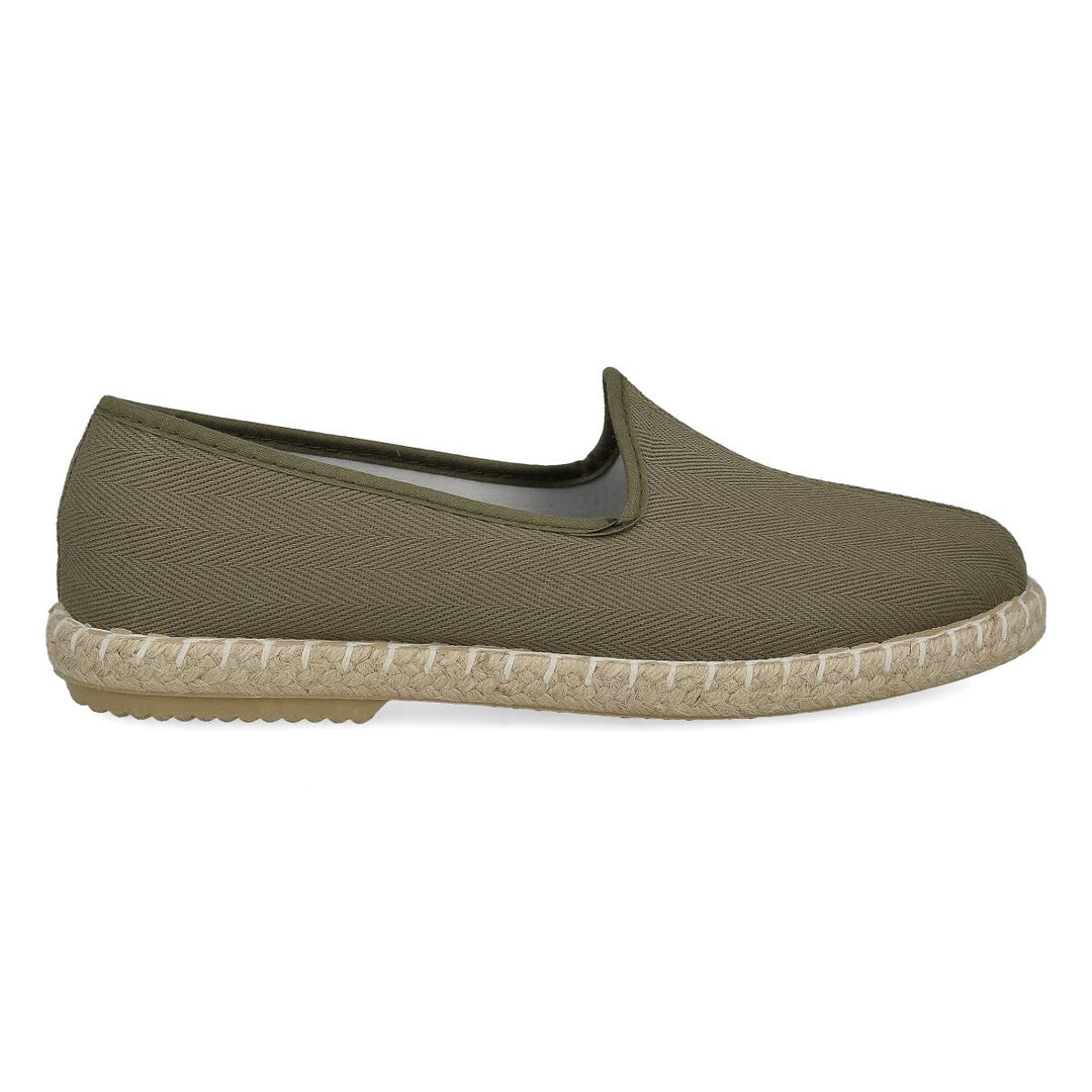 Herren Espadrilles Sommerpantoffeln aus Canvas. Sommerschuhe Segeltuch. Freizeitschuhe. Brasilianer