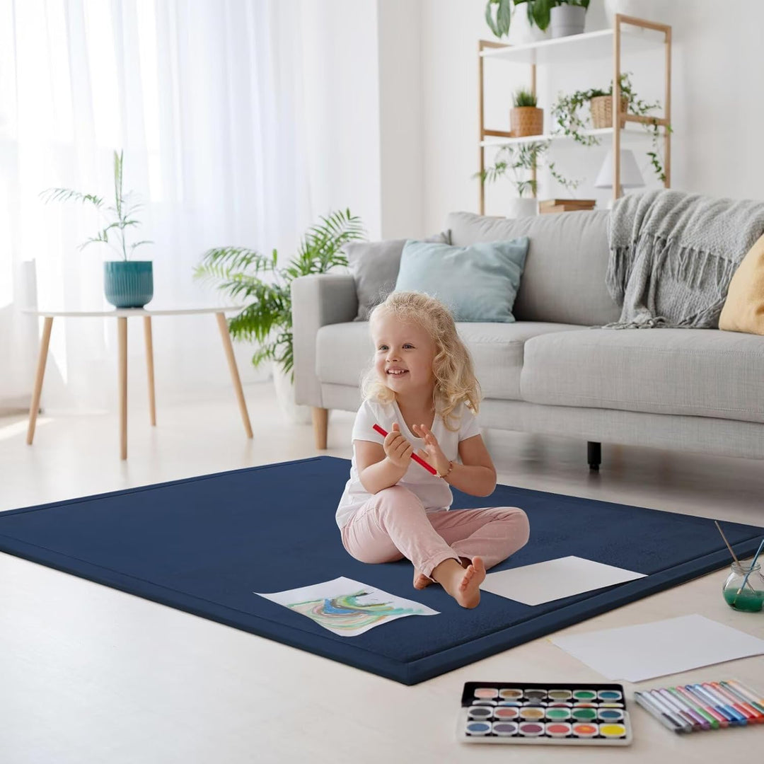 Verdickung Korallen Samt Teppich Kinder Krabbeldecke Weiche Tatami Teppiche Kinder rutschfeste Vergr