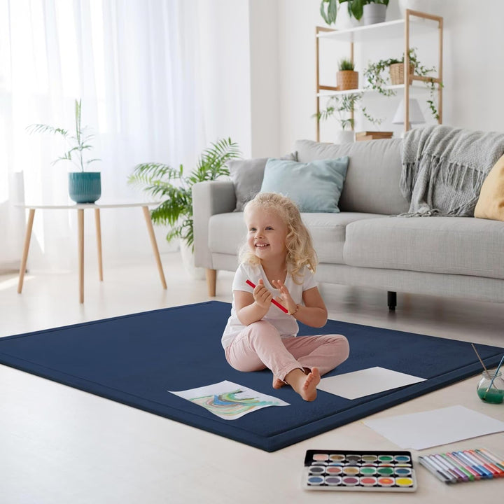 Verdickung Korallen Samt Teppich Kinder Krabbeldecke Weiche Tatami Teppiche Kinder rutschfeste Vergr