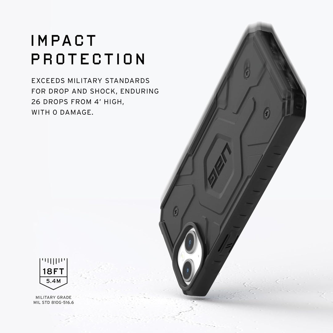 URBAN ARMOR GEAR Pathfinder Hülle kompatibel mit Apple iPhone 15 Plus Case [Wireless Charging/Magnet