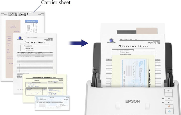EPSON BUSINESS - SCANNER (B4) Workforce DS530II USB 3.0 Flachbett 600DPI 30BIT