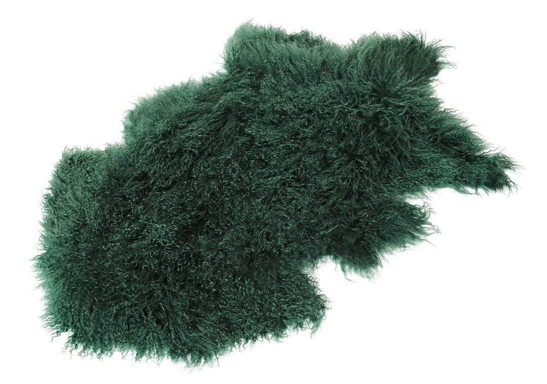 Reissner Lammfelle Naturform Tibetlammfell TP2 100x55cm Farbe dunkelgrün JAY24 Jay24 Dunkelgrün, Jay