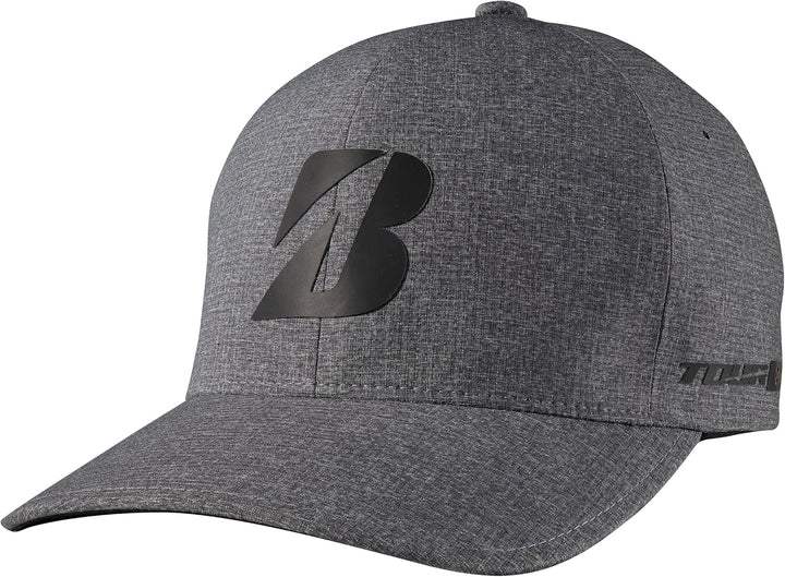 Bridgestone Golf Unisex Tour B Delta Fitted Cap Baseballkappe S Melange Blue, S Melange Blue