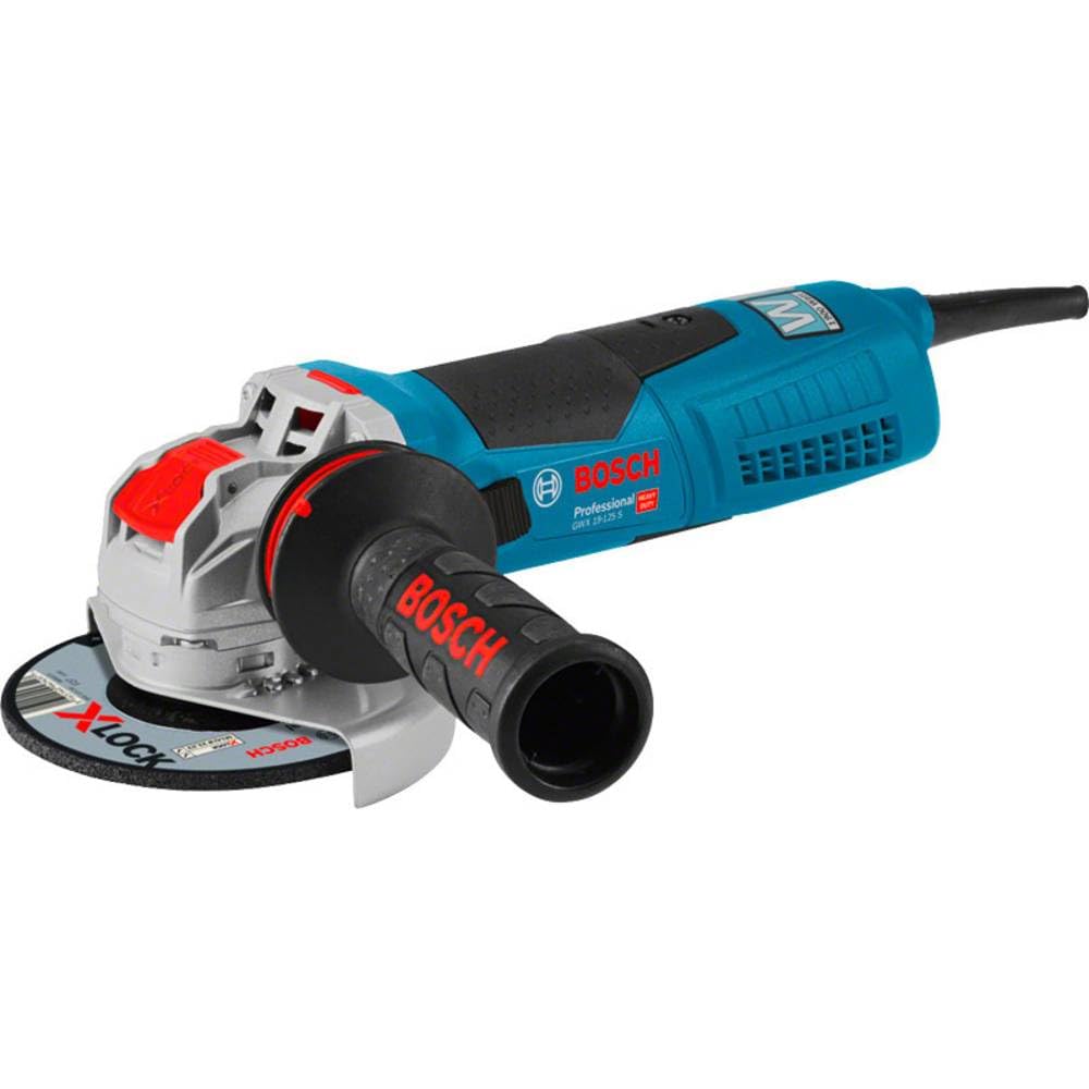 Bosch Professional Winkelschleifer GWX 19-125 S (1900 Watt, für X-Lock Zubehör, ScheibenØ: 125 mm, i