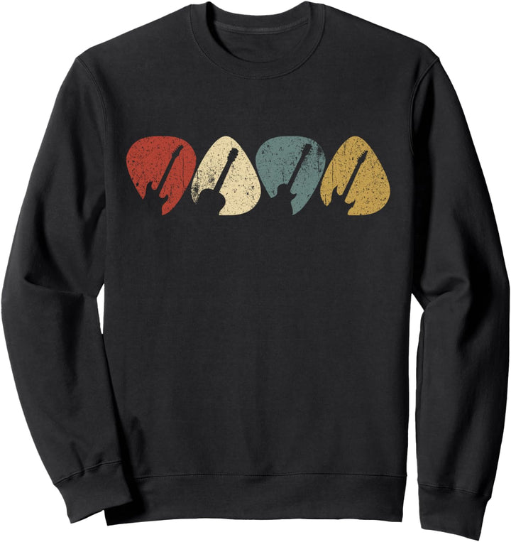 Gitarre Plektrum Gitarrist Musik Musiker Gitarrenspieler Sweatshirt