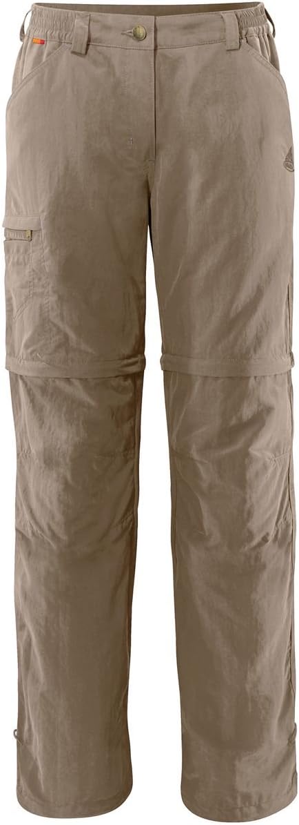 VAUDE Women's Farley Zo Iv Zip-Off Travel Pant Women's Farley Zo IV Zip-Off Travel Pants, Muddy,38/S