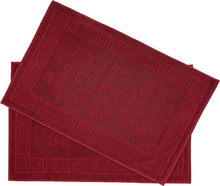 Arle-Living Luxus Medusa Duschvorleger im 2er Pack 50x80 cm - feinste Baumwolle/Jacquard Webung/Hoch