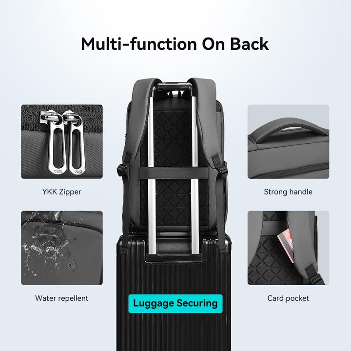 MARK RYDEN Multifunktionale Seesack, lässig Alltag 3 in 1 Seesack für 15,6 Zoll Laptop, unisex Schwa