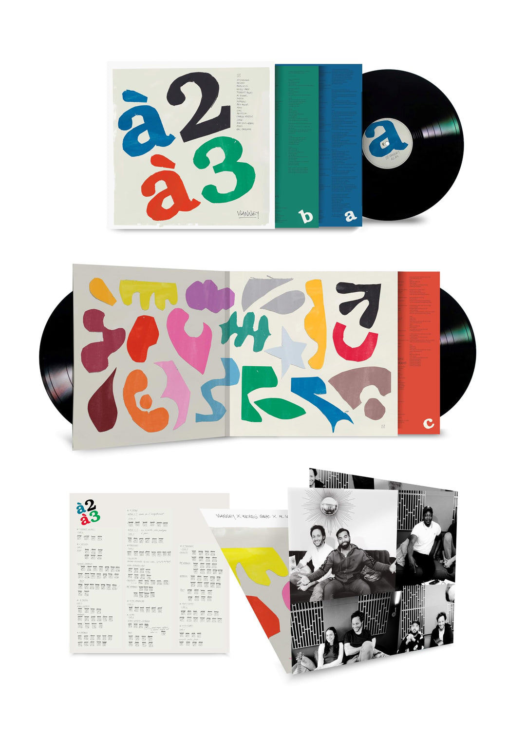 A 2 a 3, Vinyl