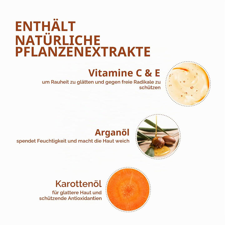 Makari Extreme Karotten &amp; Argan Öl mit Glycerin zur Hautverschönerung 16,8oz - Feuchtigkeitscreme zu