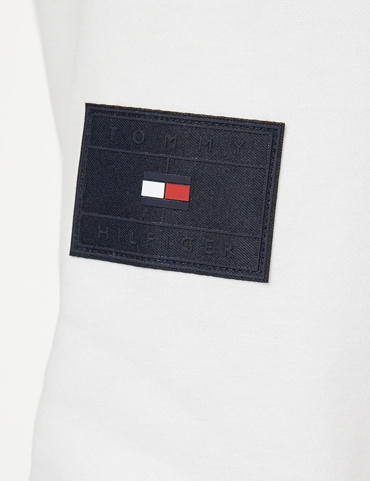 Tommy Hilfiger Herren Badged Graphic Cardigan Strickjacken L Weiss (White), L Weiß (White)