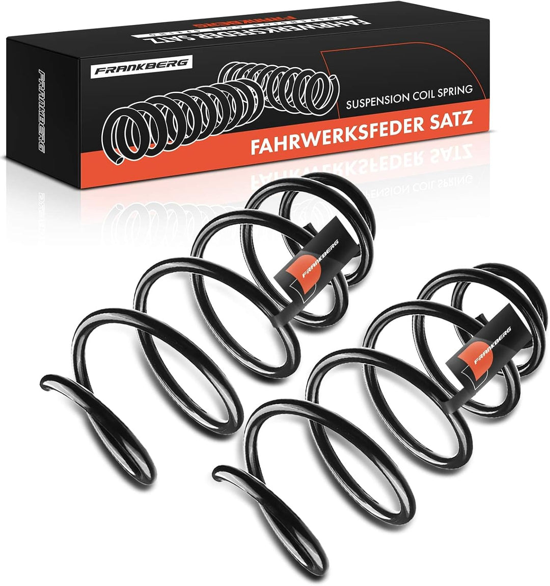 Frankberg 2x Federn Fahrwerksfeder Vorderachse Kompatibel mit Astra J GTC 1.4L Schrägheck 2011-2015