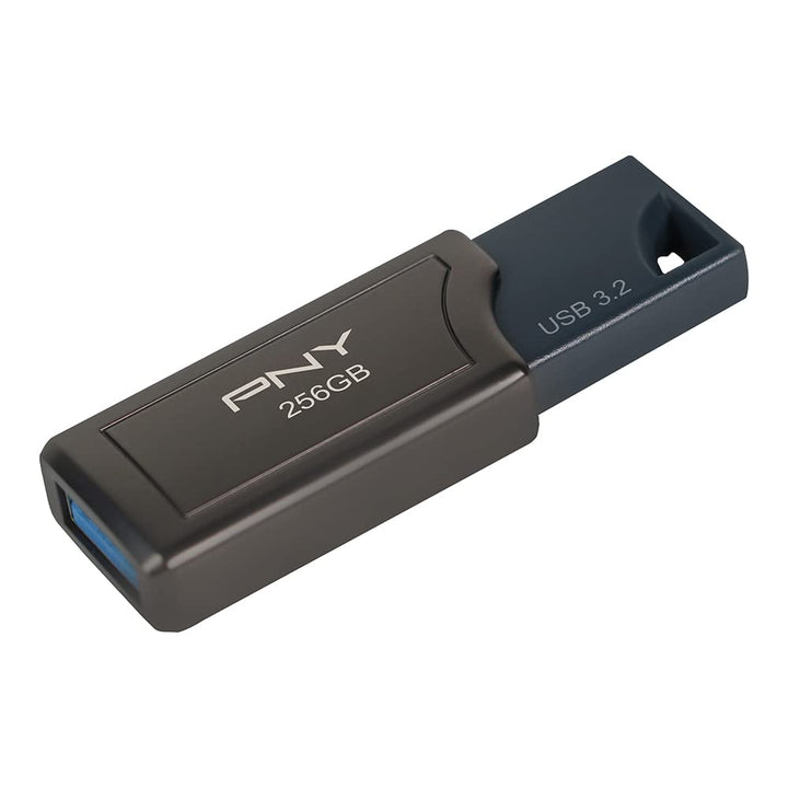 PNY 256GB PRO Elite V2 USB 3.2 Gen 2 Flash-Laufwerk, bis zu 600 MB/s Lesegeschwindigkeit, Dunkelgrau