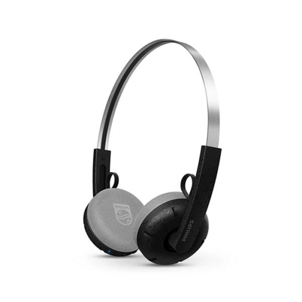 Philips Century 2000 Series Wireless On-Ear Kopfhörer TAH2000BK/00 The Ringo | Retro Bluetooth 5.4 K