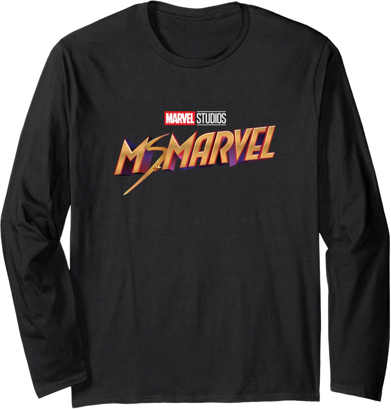 Marvel Ms. Marvel Series Logo Langarmshirt