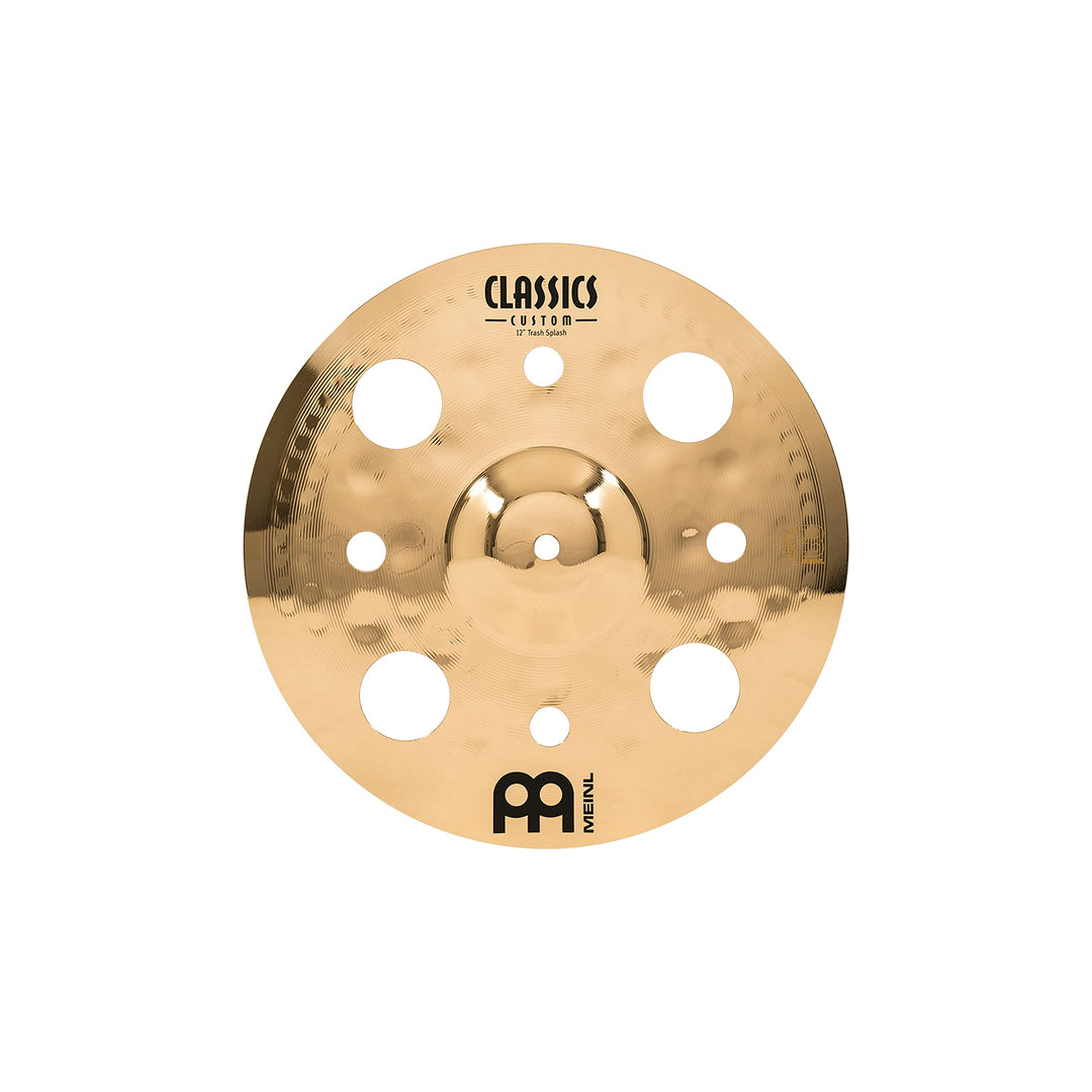 Meinl Cymbals Classics Custom Brilliant Trash Splash 12 Zoll (Video) Schlagzeug Becken (30,48cm) B12