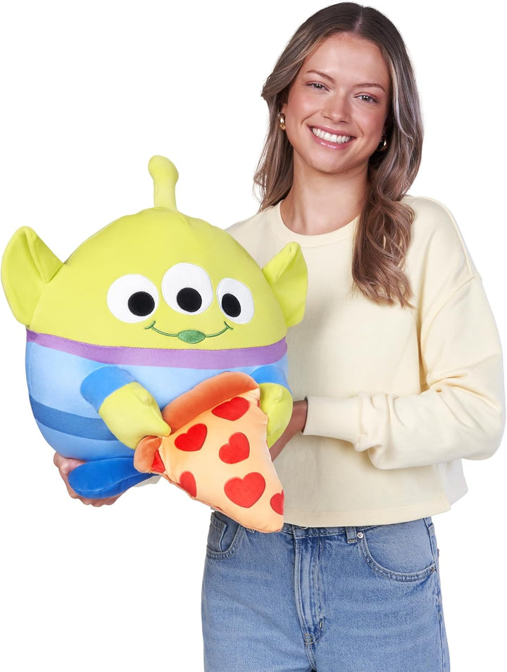 Snackles Disney 35 cm grosses Plüschspielzeug von ZURU, Plüschspielzeug mit Snack-Accessoire (Alien&