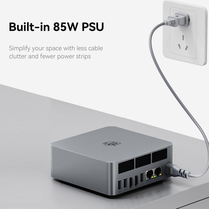 Beelink EQR7 Mini PC, AMD Ryzen 7 7735HS (8C/16T up to 4.7Ghz), 24GB LPDDR5 RAM 1TB PCIe4.0 SSD Mini