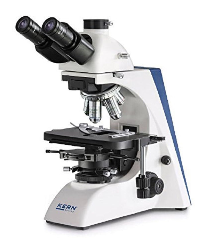 KERN Optics Phasenkontrastmikroskop, Trinokular Tubus, Infinity Plan, Weiss/Schwarz, 4x/10x/20x/40x/
