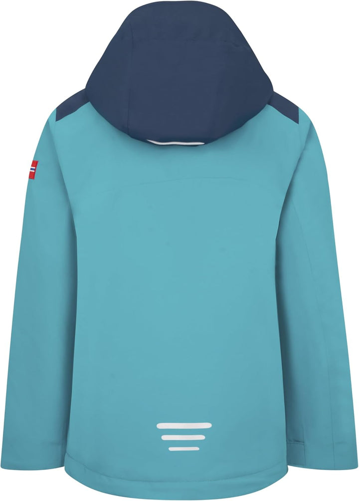 Trollkids Kids Bergen Jacket Blaugrün/Mystikblau 98, Blaugrün/Mystikblau 98