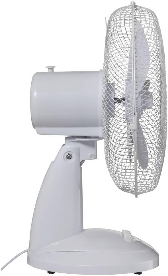 sygonix Tischventilator 40 W (Ø x H) 237 mm x 460 mm Weiss